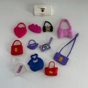 Bundle Of Barbie Handbags Purses - Lot of 12 - 90s Y2K Modern Fashionista